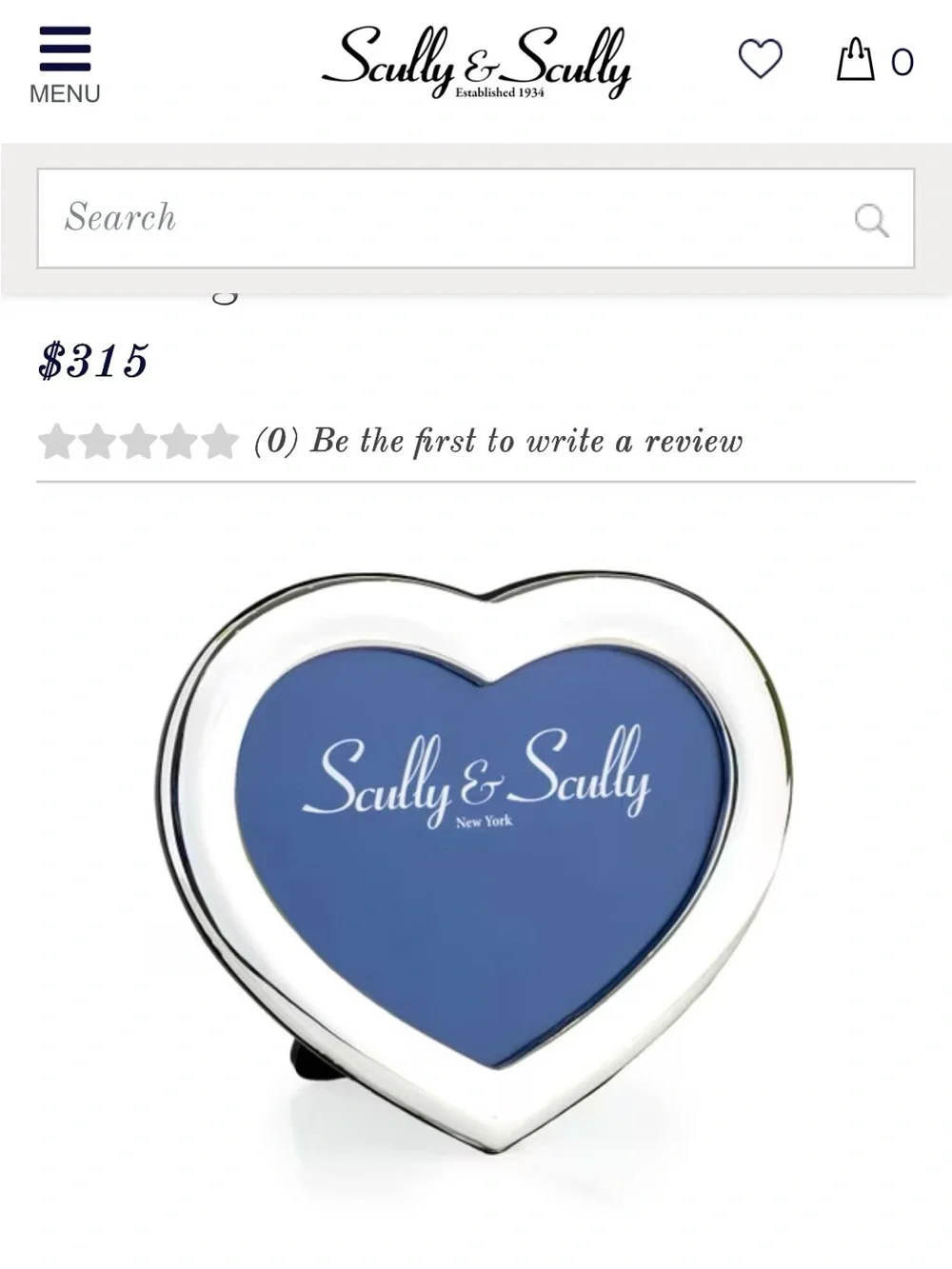 Heart-Shaped Silver Photo Frame - Timeless Accent